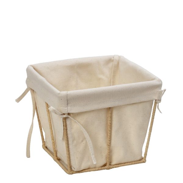 DIS. ΚΑΛΑΘΙ ΤΕΤΡΑΓ. COTTON ΜΕ ΨΑΘΙΝΟ STAND 15X15X11,5EK