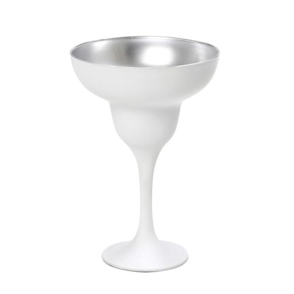 DIS. MAYA WHITE SILVER ΠΟΤΗΡΙ MARGARITA ΛΕΥΚΟ-ΑΣΗΜΙ MAT 305CC 11,5Χ17ΕΚ