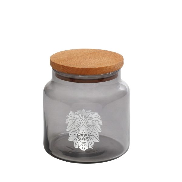 DIS. JUNGLE LION ΑΣΗΜΙ ΔΟΧΕΙΟ ΜΕ ΚΑΠΑΚΙ 635ML 10X11EK