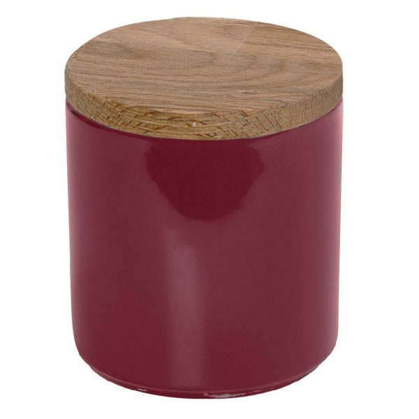DIS. POMEGRANATE ESSENTIALS ΔΟΧΕΙΟ ΜΕ ΞΥΛ. ΚΑΠΑΚΙ 12Χ12Χ10ΕΚ