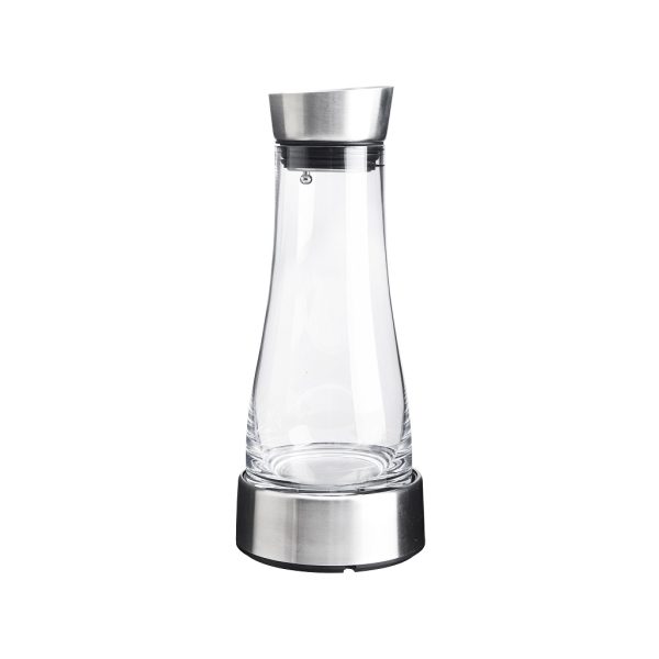 ΚΑΡΑΦΑ ΜΠΟΥΦΕ ΓΥΑΛΙΝΗ 1000ML ΜΕ ΑΝΟΞ. ΠΩΜΑ/ΒΑΣΗ ΚΑΙ ΠΑΓΟΚΥΣΤΗ  13X13X30EK.