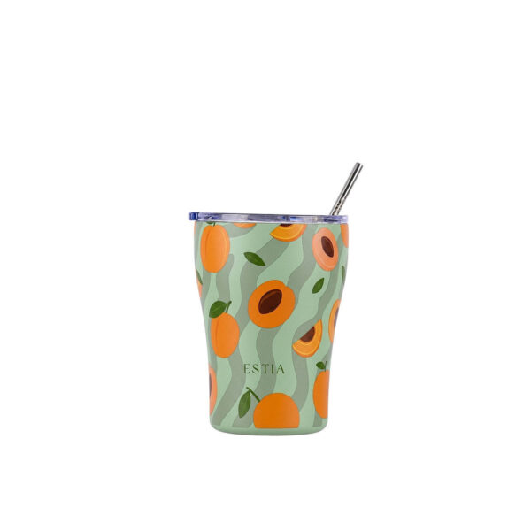 ESTIA ΘΕΡΜΟΣ COFFEE MUG SAVE THE AEGEAN 350ml PEACH GARDEN