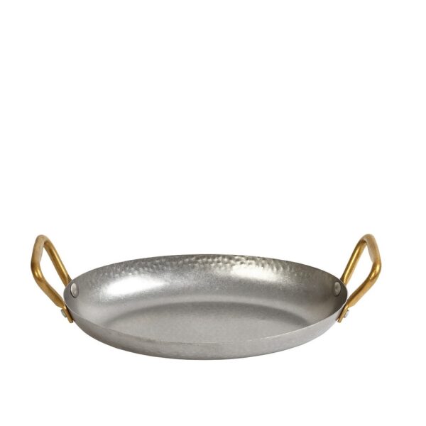 ANTIQUE STONEWASH GREY ΣΑΓΑΝΑΚΙ ''ΣΦΥΡΗΛΑΤΟ'' ΟΒΑΛ 1,2mm SS18/0 28(32,5 INCL. HANDLES)X18X4CM