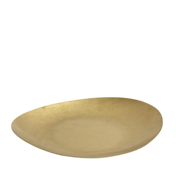 ANTIQUE STONEWASH GOLD ΠΙΑΤΟ ΡΗΧΟ ΤΡΙΓΩΝΙΚΟ SS 18/10 29,2Χ24,2Χ3ΕΚ.